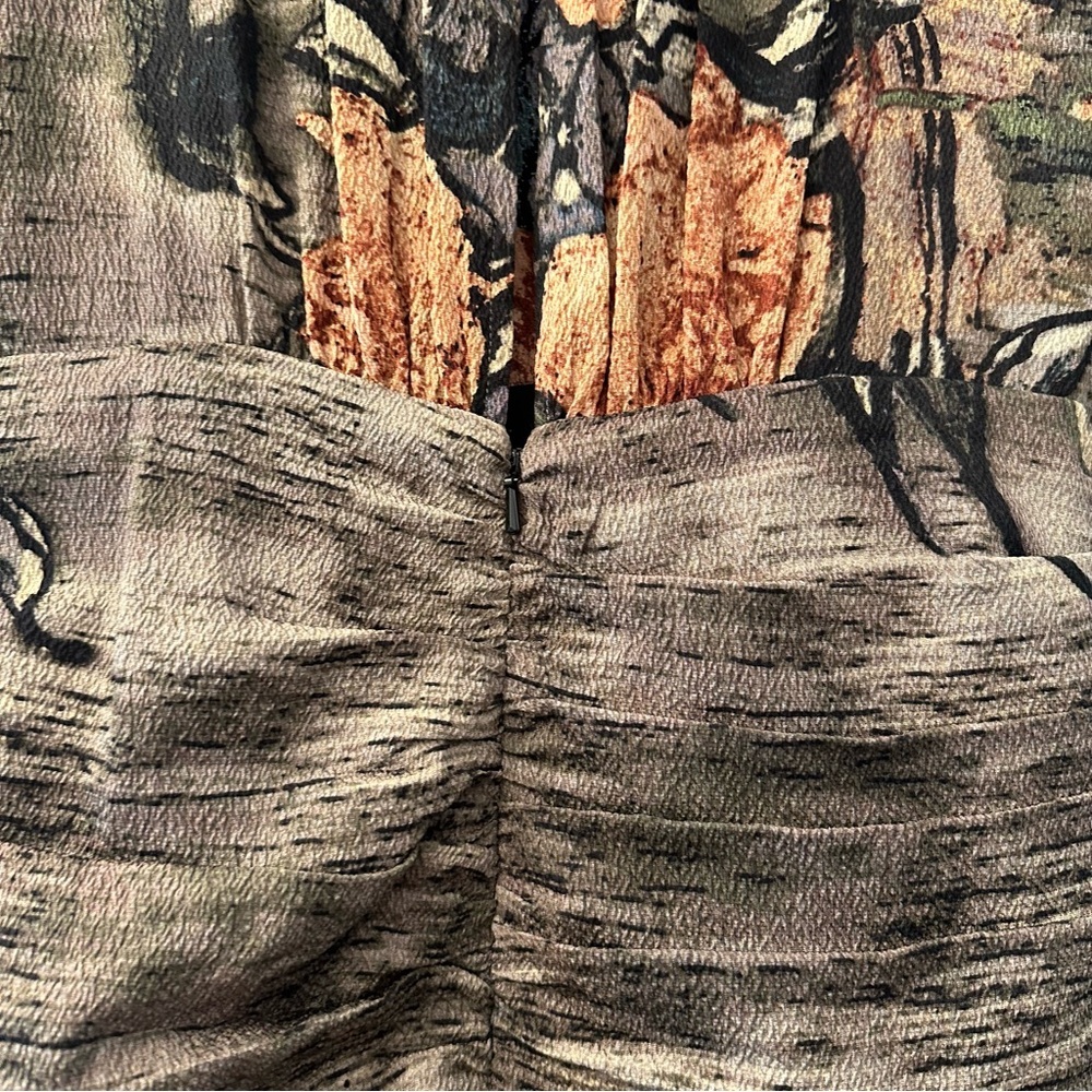 Anthropologie Tracy Reese Van Gogh Silk Dress Floral Size 2 - Picture 15 of 15